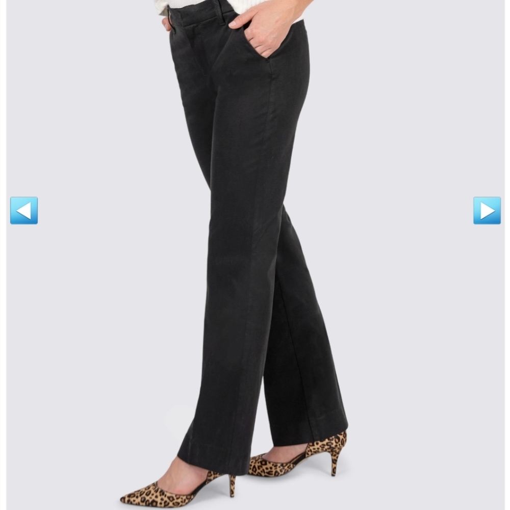 NWT Lila Ryan The Jenalyn Bootcut Trouser Navy
